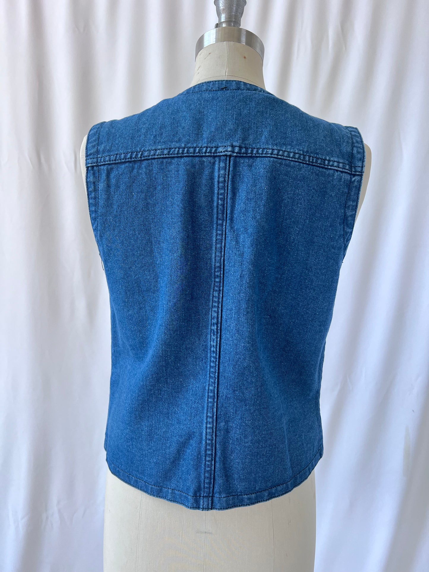 Vintage Handmade Denim Vest