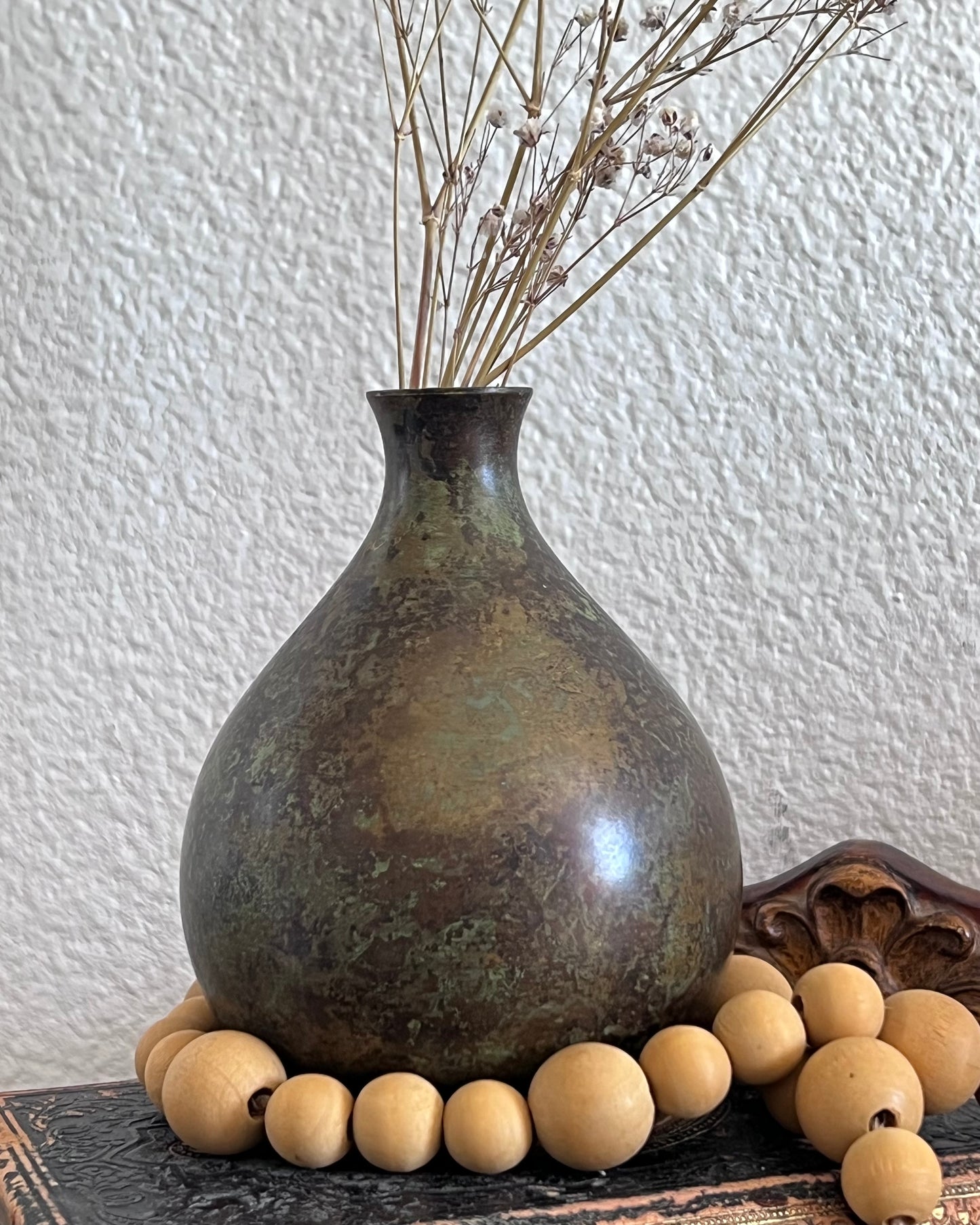 Bronze OMC Made in Japan Bud Vase