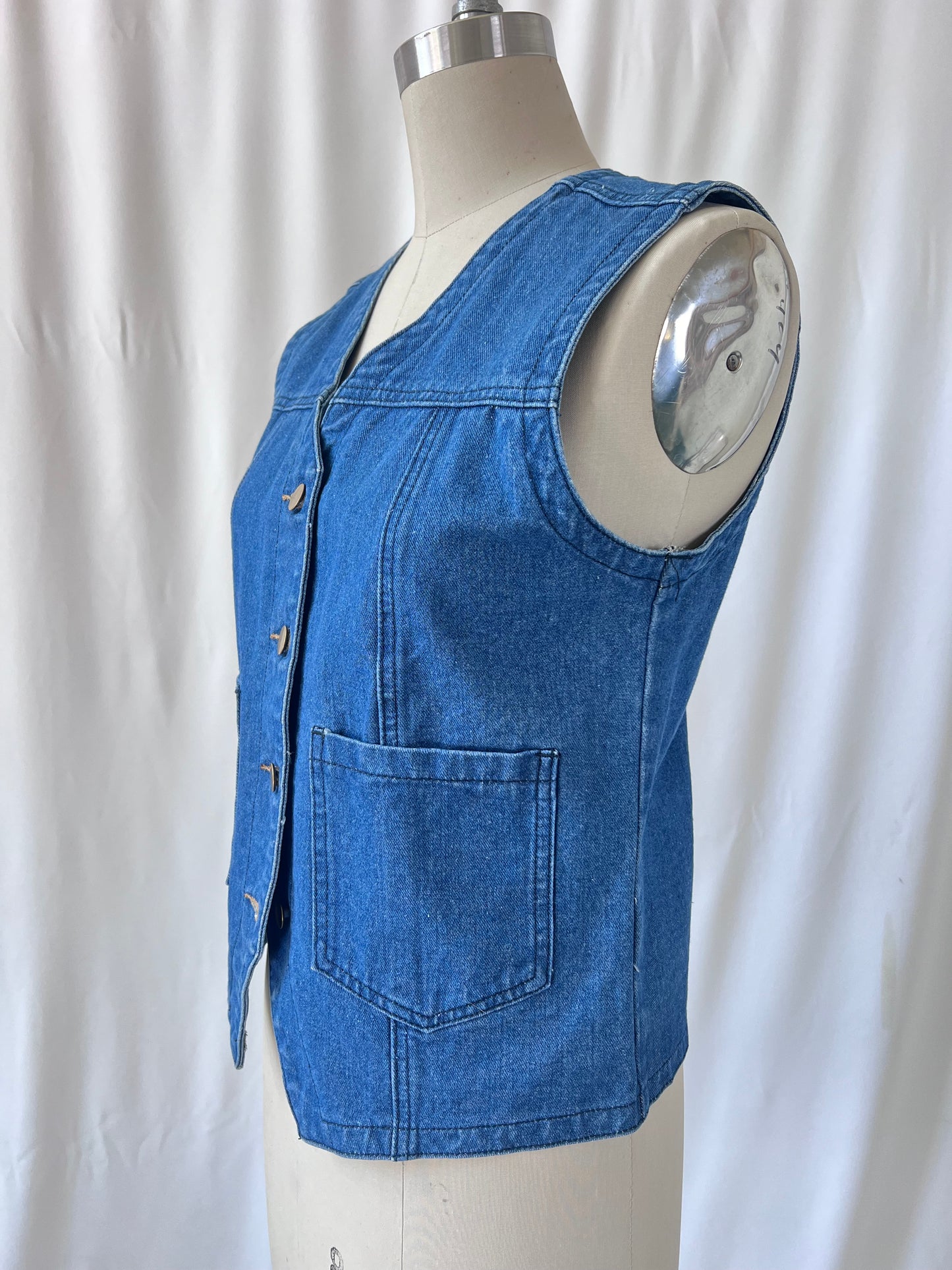 Vintage Handmade Denim Vest