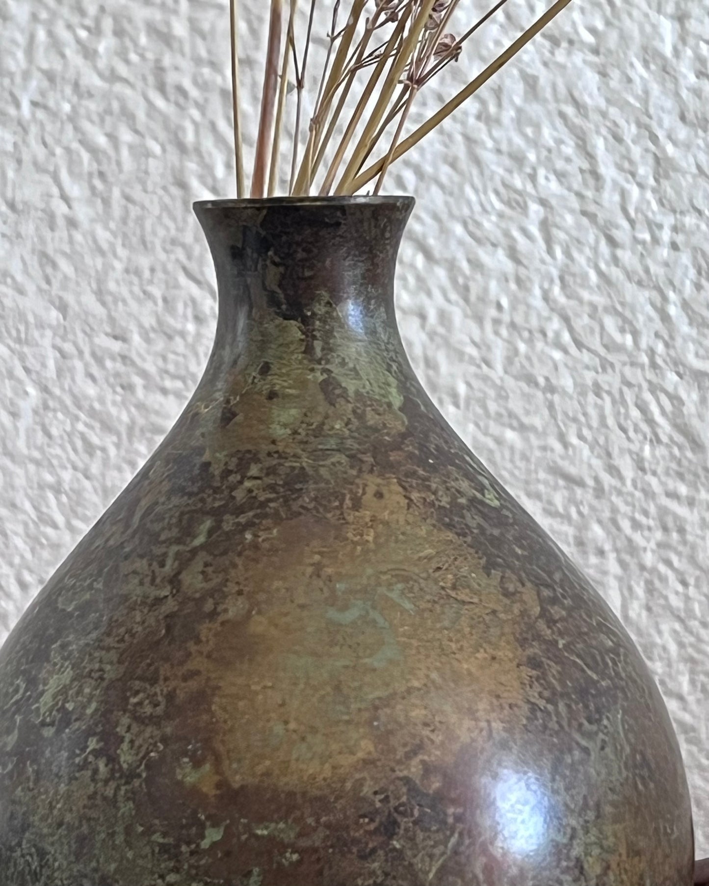 Bronze OMC Made in Japan Bud Vase