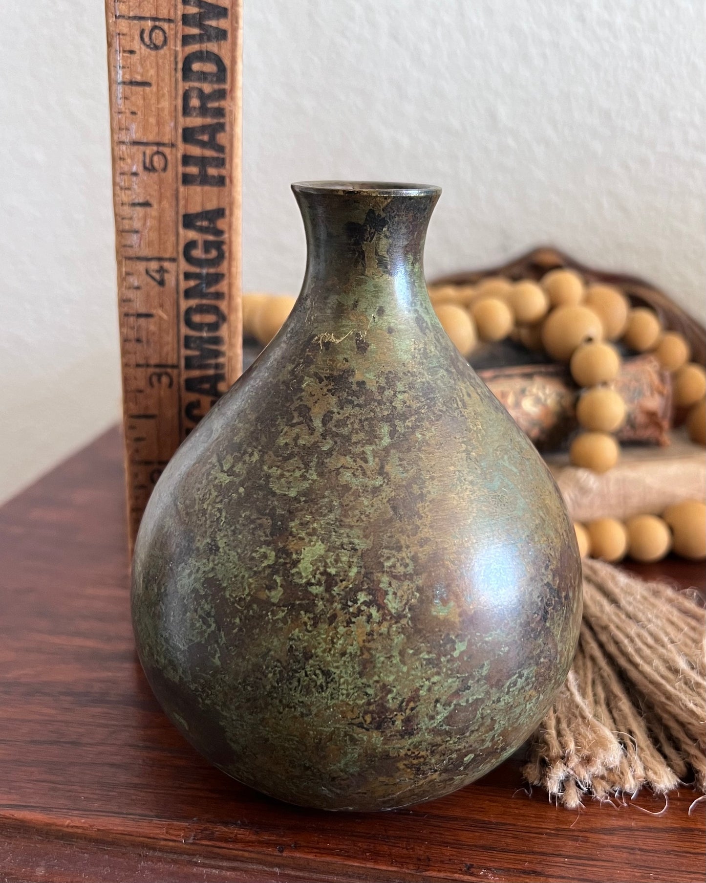 Bronze OMC Made in Japan Bud Vase